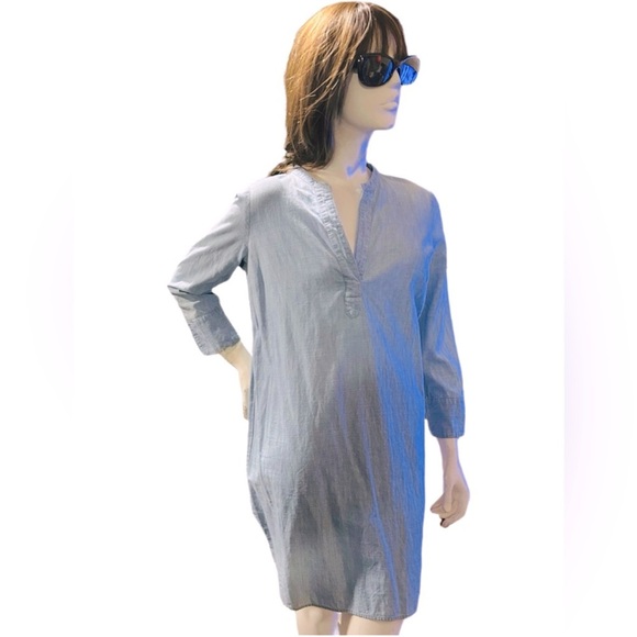 Vineyard Vine Jean Tunic Preppy Dress Size 4 - Picture 4 of 6